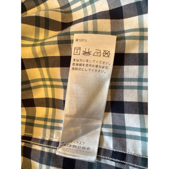 Pendleton Bridgeport Style Button-Up Shirt Large Blue Green Plaid Long Sleeve - Picture 5 of 7